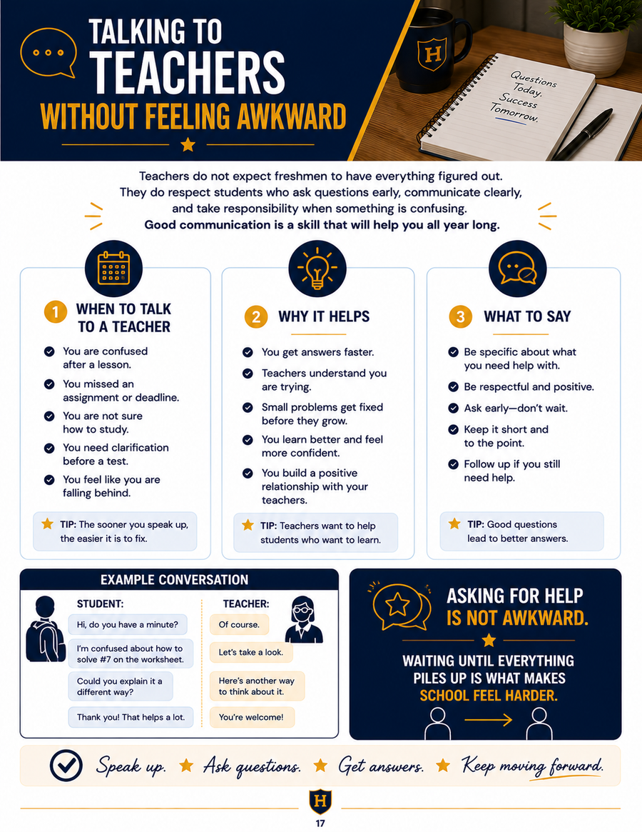 Talking to Teachers Without Feeling Awkward