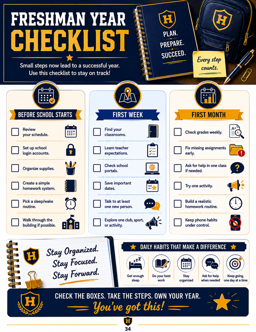 Freshman Year Checklist
