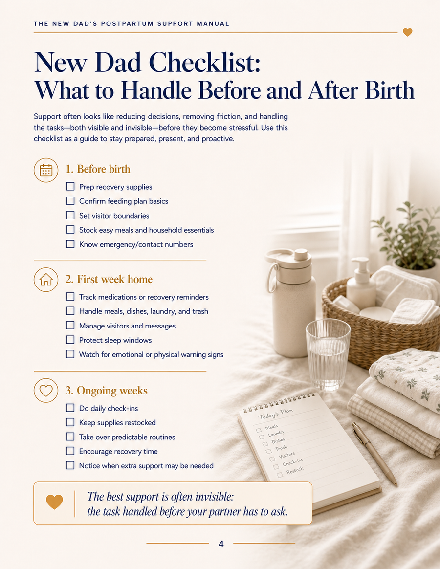 New Dad Checklist